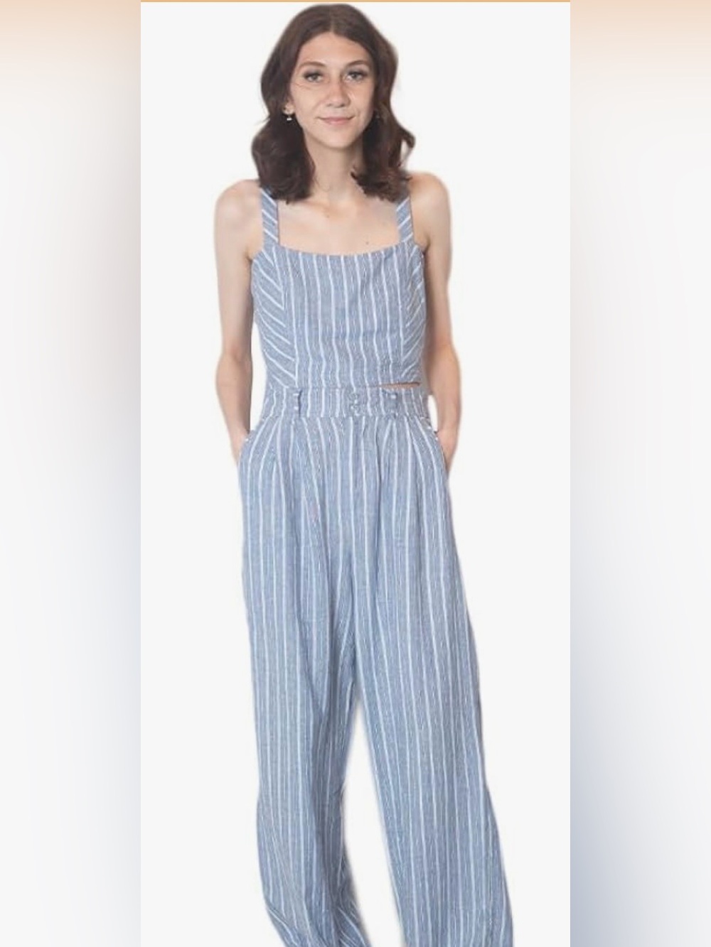 Z Supply Cambria Striped Top and Pant Set